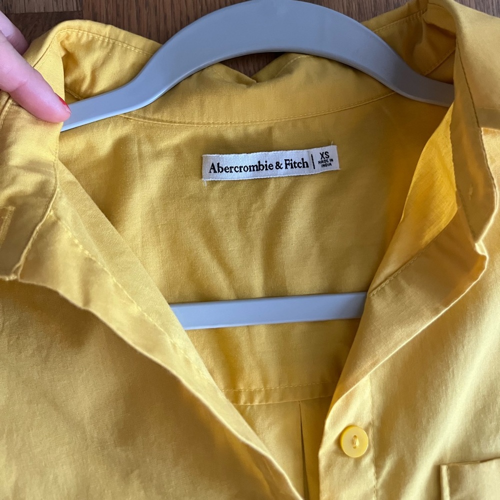 Sunny yellow shirt dress from A&F - Picture 2 of 5